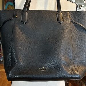 Kate Spade New York Large Double Handle Tote Shoulder Bag Black